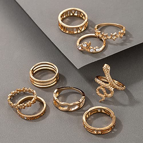 Contemporary Stackable Rings Set (Style 3)